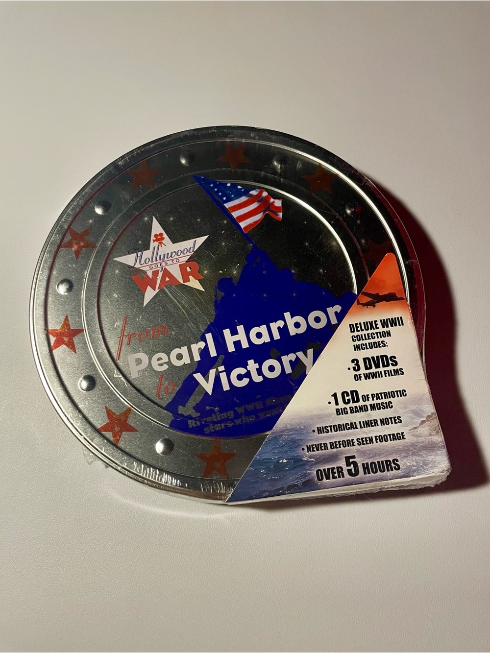 Hollywood Goes to War Pearl Harbor to Victory DVD Tin Box Set Collector